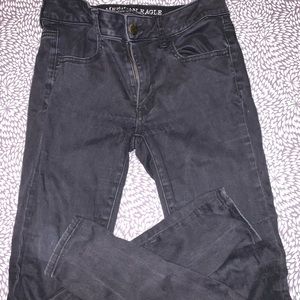 American Eagle black skinny jeans